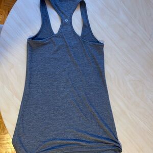 Lululemon Athletica Charcoal Racerback Tank Top